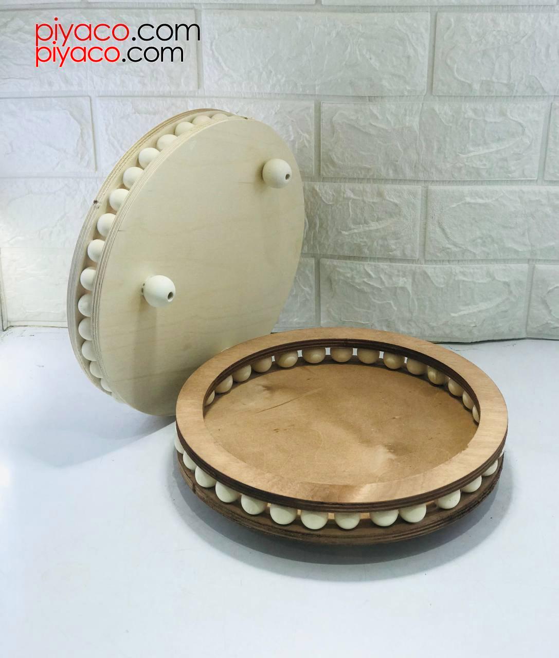 سینی گرد بزرگ طرح مهره سینی گرد بزرگ طرح مهره