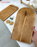 تخته سرو چوبی طرح خم