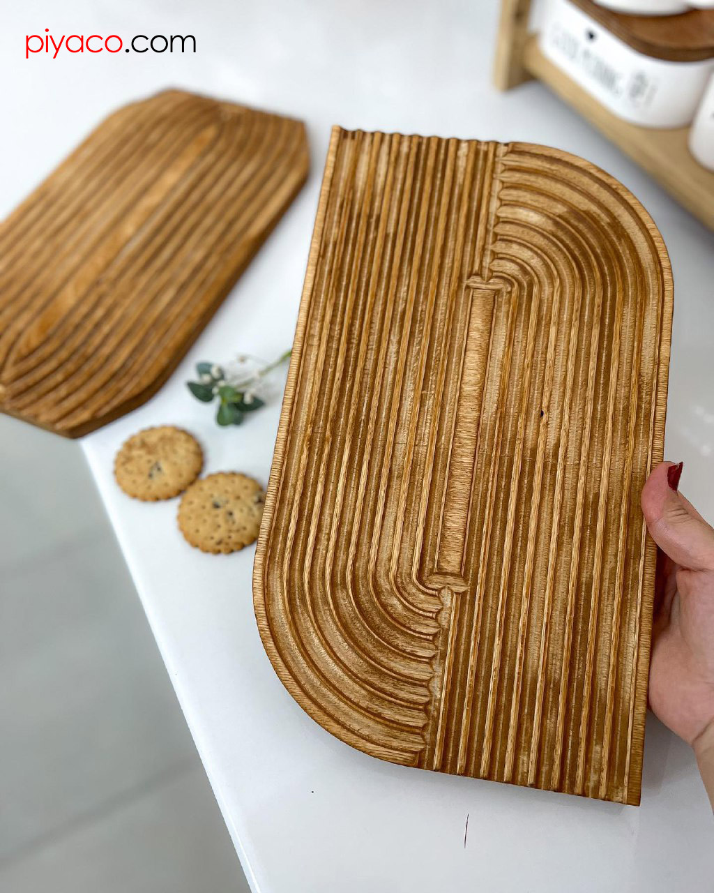 تخته سرو چوبی طرح اشک
