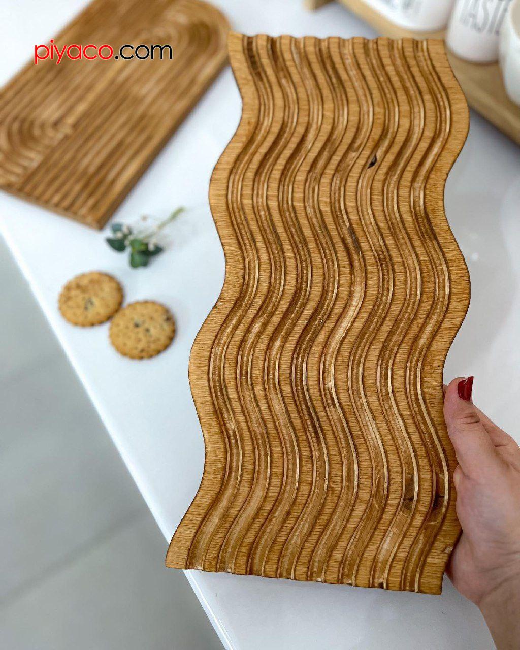 تخته سرو چوبی طرح موج تخته سرو چوبی طرح موج